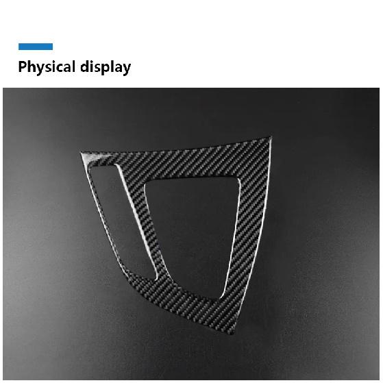 AIRSPEED for BMW F20 F21 LHD Car Interior Carbon Fiber Gear Shift Panel Cover Trim Car Stickers 1 Series 116i 118i Accessories