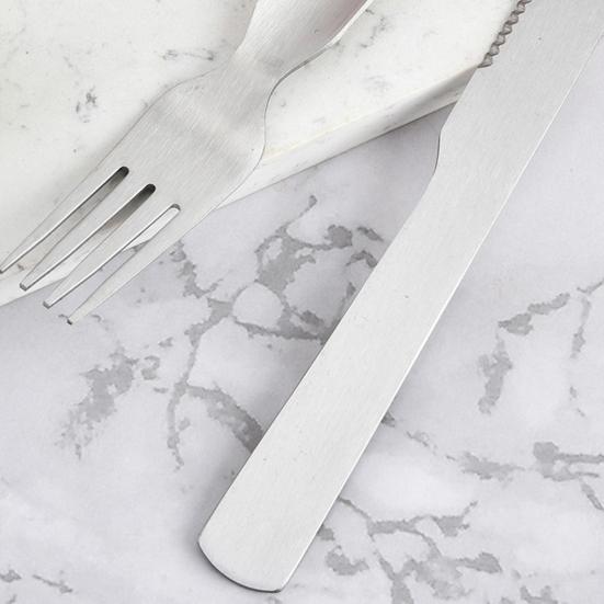 Stainless Steel Tableware Set 3-in-1 Knife Fork Spoon Foldable Student Dormitory Utensils Portable Office Lunch Cutlery Set for Camping Travel