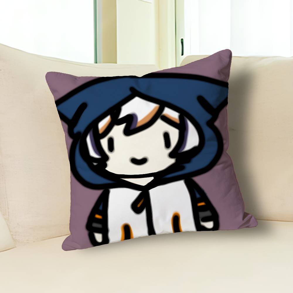 Cute C-Chuy M-Mines Anime Celebrity Merchandise All-Match Printed Pillow Case Sofa Car Office Room Decoration Protector