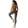European and American seamless back neck sports underwear yoga suit fitness bra yoga pants two-piece set women