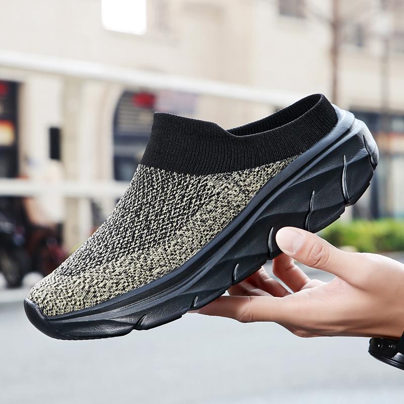 Men'S Slippers Summer Soft Comfortable Home Slippers Breathable Anti-Slip Men'S Sneakers Couple Flats Mules Shoes Dropshipping