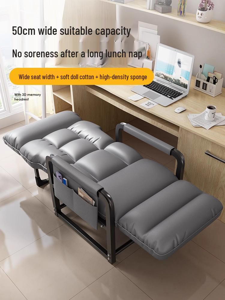 Reclining Lounge Chair for Office & Relaxation - Versatile Use: Office, Sofa, Dorm, or Lazy Backrest