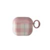 Korean Pink and White Plaid AirPods 1 Generation Earphone Case for Pro1 Generation Earphone Case AirPods 1 Generation
