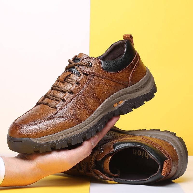 Модная мужская обувь из натуральной кожи — фото 8