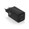 Aisens Gan 65w Charger 2xusb-c Pd3.0 Qc4.0 Black