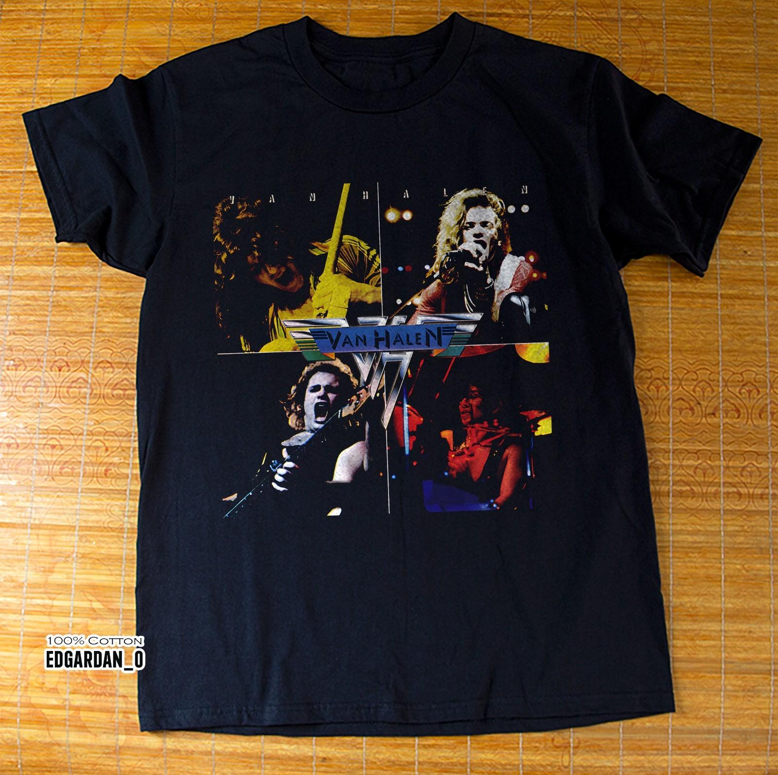 Van Halen Live In Tokyo Japanese Week Black Unisex T-shirt Size S-5XL XL
