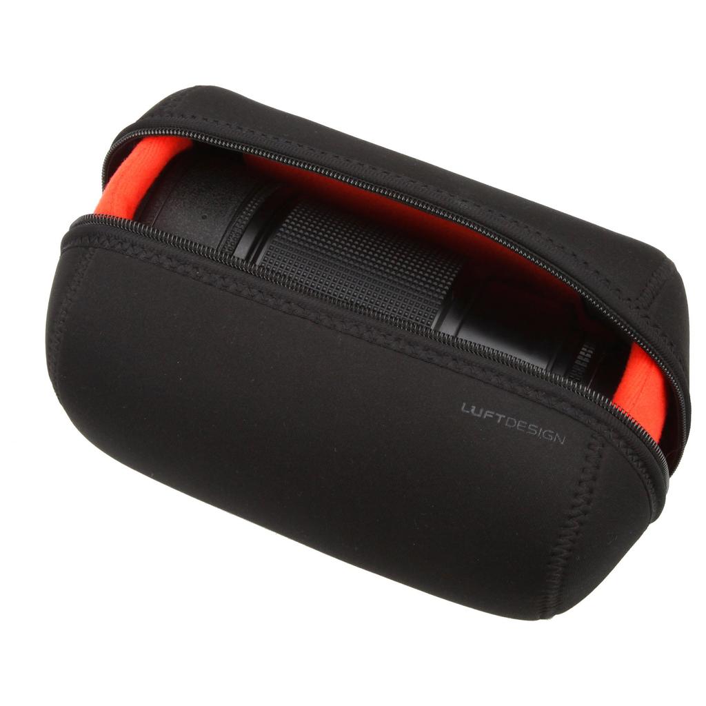 HAKUBA Luft Design Slim Fit Lens Lens Pouch with Detachable Inner Black Case, 120-190mm, Cushion, (KLP-LS1219BK)