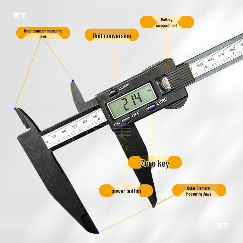 

30cm Digital Hip and Pelvis Measuring Ruler with Multi-Functional Display for Osteopathy and Orthopedics Variant 2
