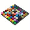100pcs DIY Building Blocks 1x1 Round Plate Pixel Art Kit Brick Bulk Compatible 4073 Anime Figure Enlighten Gift for Children