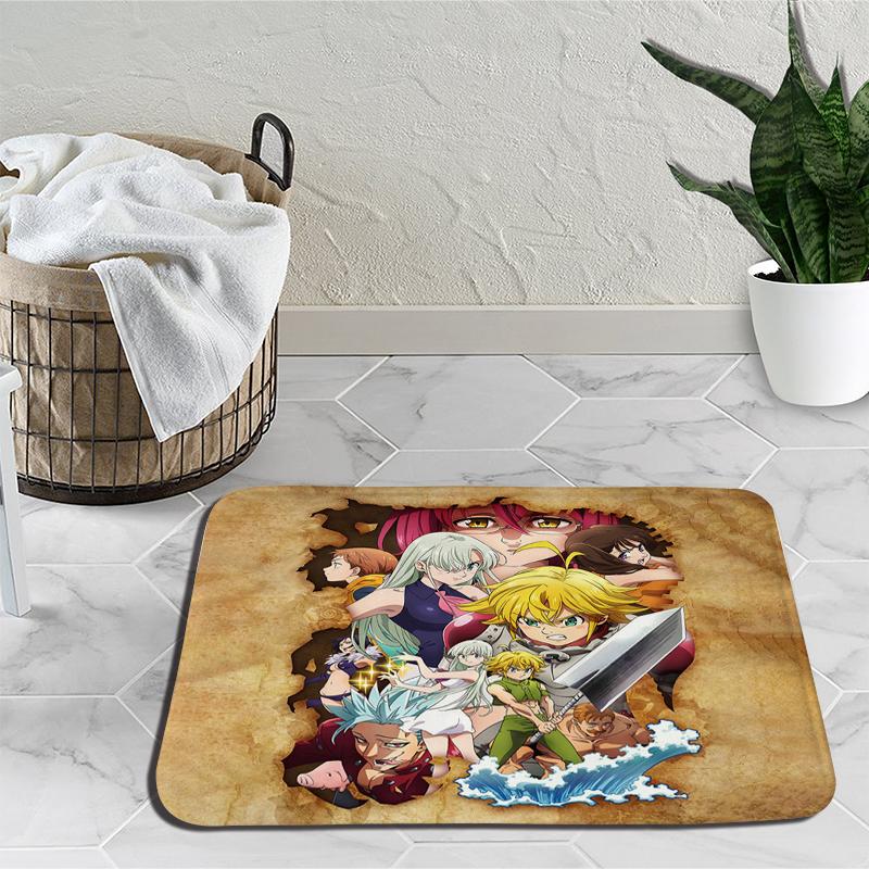 Covorul The Seven Deadly Sins desen animat sufragerie dormitor covor balcon baie covor antiderapant covor exterior cadou de zi