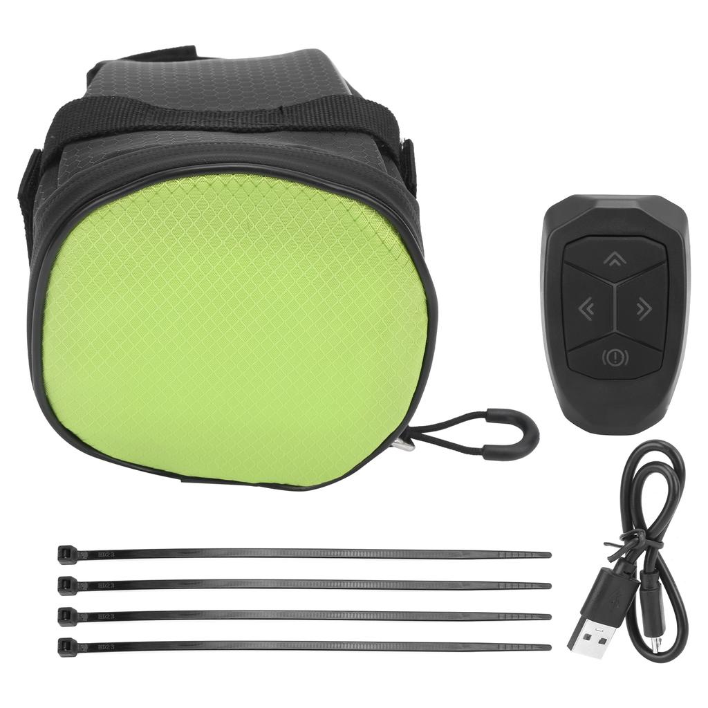 Bisiklet Arka Lamba Çantası LED Uyarı Sinyal Işıklı Sele Çantası Kablosuz Uzaktan Kumanda