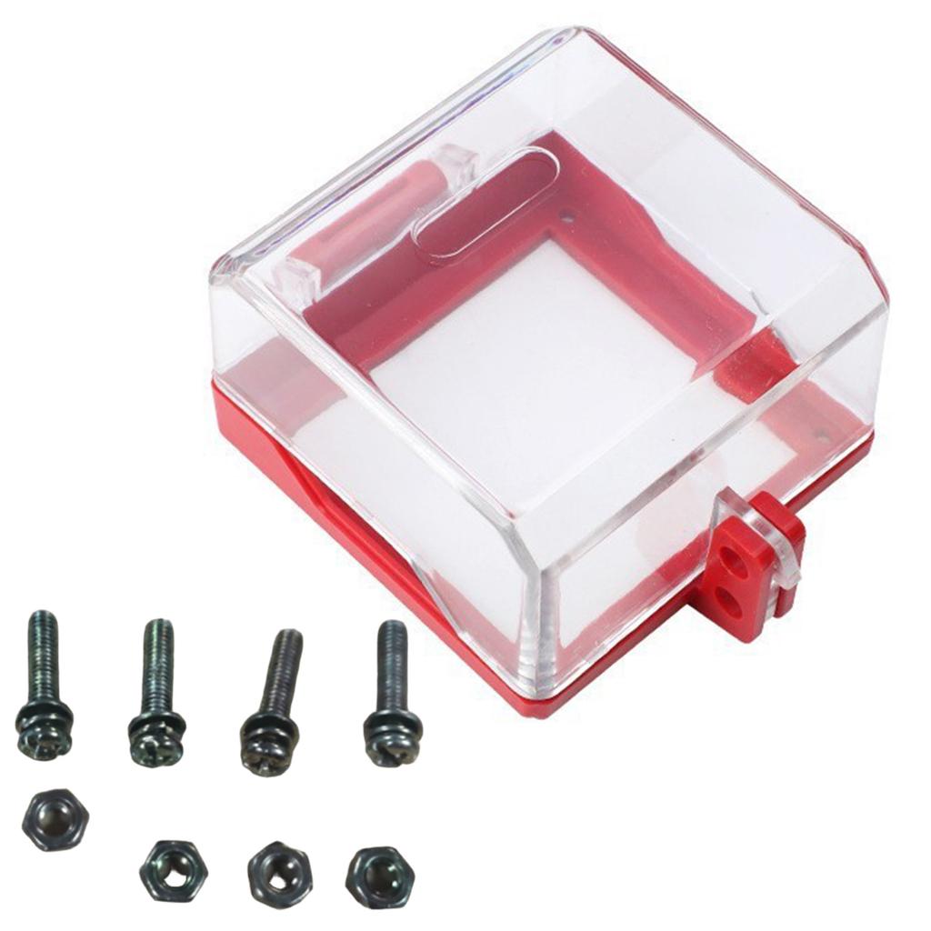 High Strength Clear Plastic Wall Switches Cover Emergency Button Wall Switch Socket Lockout Cover Lock Box Enduring