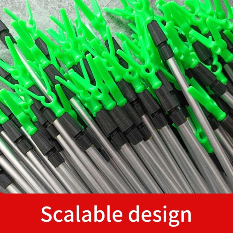 5Pcs Telescopic Fishing Rod Holder Aluminum Alloy Adjustable Fishing Stand Adjustable Extending Rod Rest For Outdoor Angling