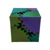 3D Printed Gear Cube Toy Stress Anxiety Relief Spin Cube Travel Portable Gear Square Block Sensory Fidget Toy Kids Teens Adults Gift