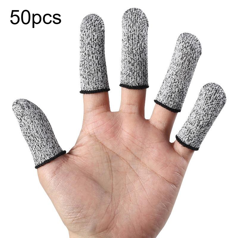 30/50pcs Finger Sleeves, Reusable, Durable & Wear-Resistant, Carving, Pet-Related Tasks, Gardening and Kitchen Work Scenarios