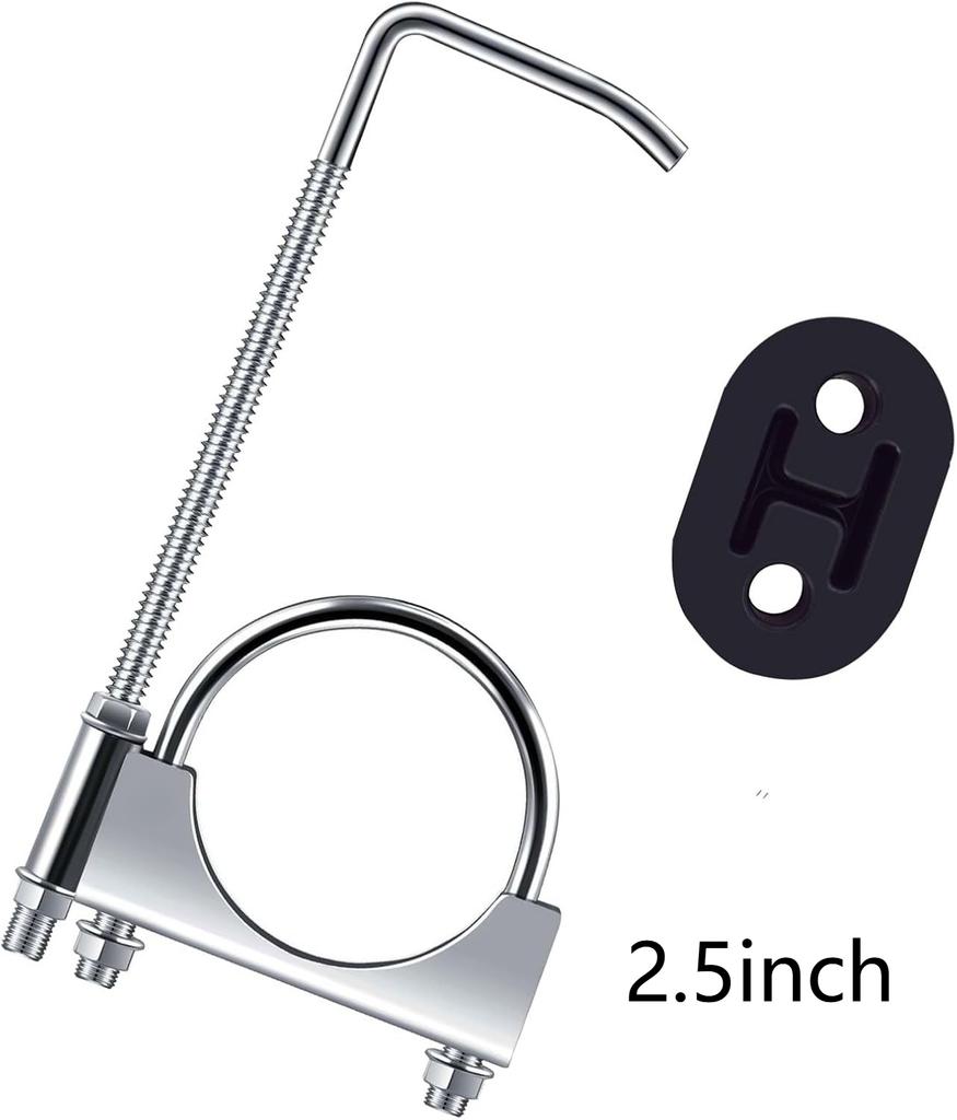Xiaomi Exhaust Clamp Rear Muffler Hanger 2.5/3 Inch Automobile Exhaust Clamp Hook with Hanger Exhaust Clamp Clamp with Hanger