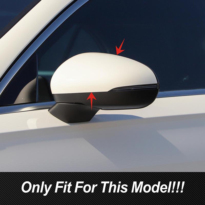 Carbon Fiber Color Door Rearview Mirror Cap Cover Sticker For Mercedes Benz A Class W177 CLA C118 - Car Accessories Trim