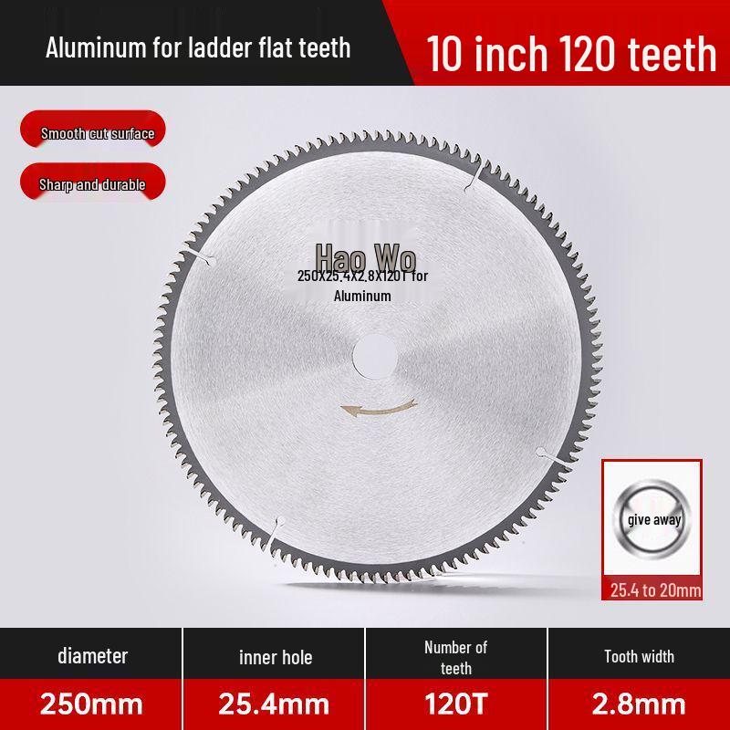 Anti-Nail Carbide Woodworking Saw Blade, Aluminum Cutting, 4-7 Inch for Handheld Angle Grinders