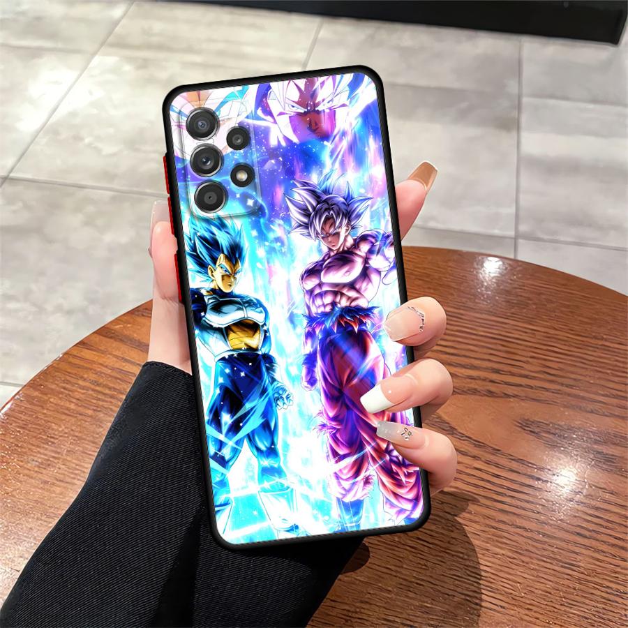 Case for Samsung Galaxy A14 A15 A16 A12 A05 A30 A70 Note 20 Ultra 10+ 9 8 A13 A50 A06 Back Phone Cover Dragon Ball Goku Vegeta