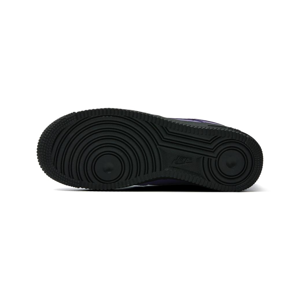 Nike Air Force 1 Slip Resistant Abrasion Resistant Low Top Skateboard Shoes Unisex Black Purple CW2288-001(Team575-)