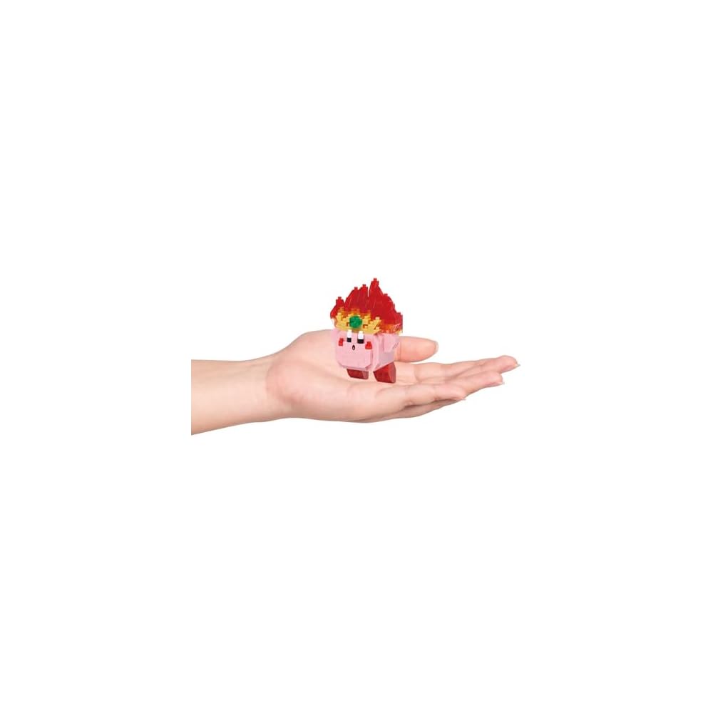 Kawada Nano Block Kirby Fire Building Set 3x10.5x18cm Ages 12 and Up Home Decor Hobby