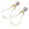 2pcs Lamp Bulb Clip Adapter Modern Stylish Metal Lampshade Holder Adapter Clip On Lampshade Adapter for Living Room Bedroom