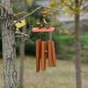 Handmade Tubes Bamboo Bell Natural Wind Chimes  Indoors Pendant Balcony Home Hotel Decor Outdoor Yard Garden Windchime Crafts