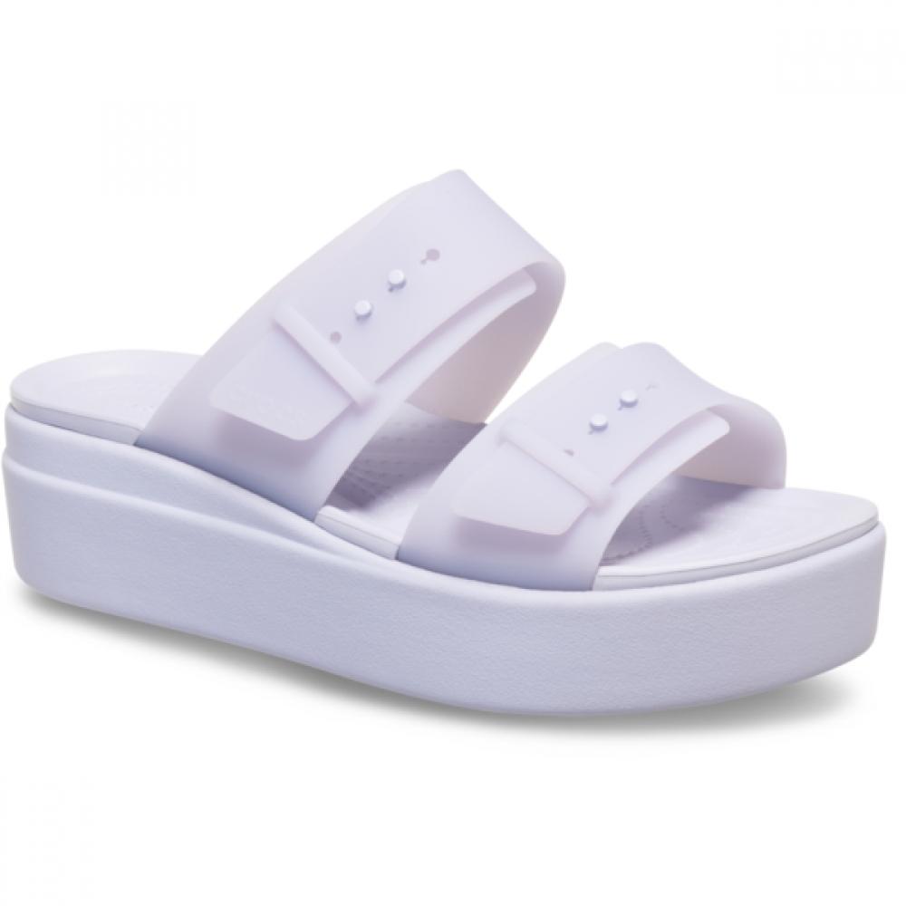 

Crocs Brooklyn Buckle Frosted Raw Wedge 210980 5br W6(230mm)