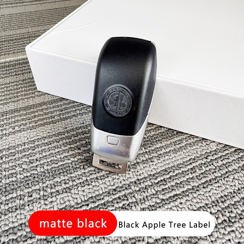 for Black Silver AFFALTERBACH Maybach Brabus Car Key Remote Accessories Key Case Shell Protective Sticker For Mercedes Benz AMG UYE6