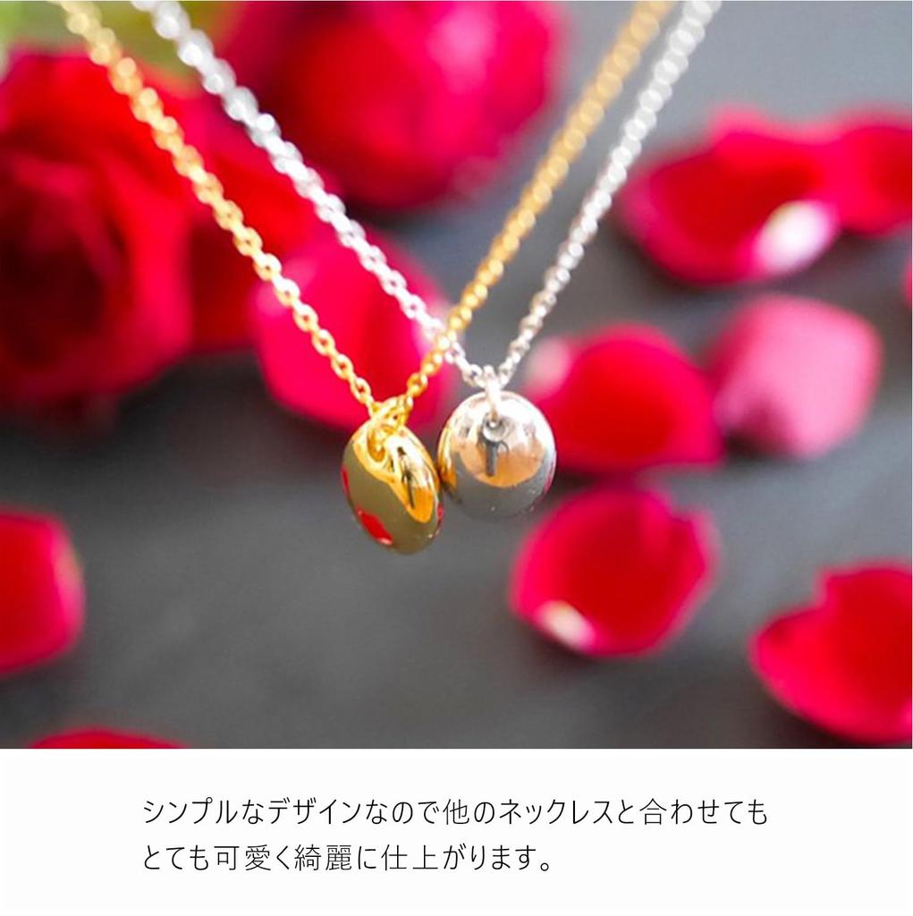 Genuine Gold and Sterling Silver 925 Charm Necklace Pendant for Men and Women. Simple, thin, small chain set with genuine drawstring pouch. Casual,