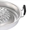 Barbecue Grill Pot Steak Grill Charcoal Pan Multifunctional Aluminum Barbecue Grill Hot Pot for Family Gathering Outdoor Picnics