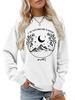 Women's Fashion Starry Round Neck Hoodie