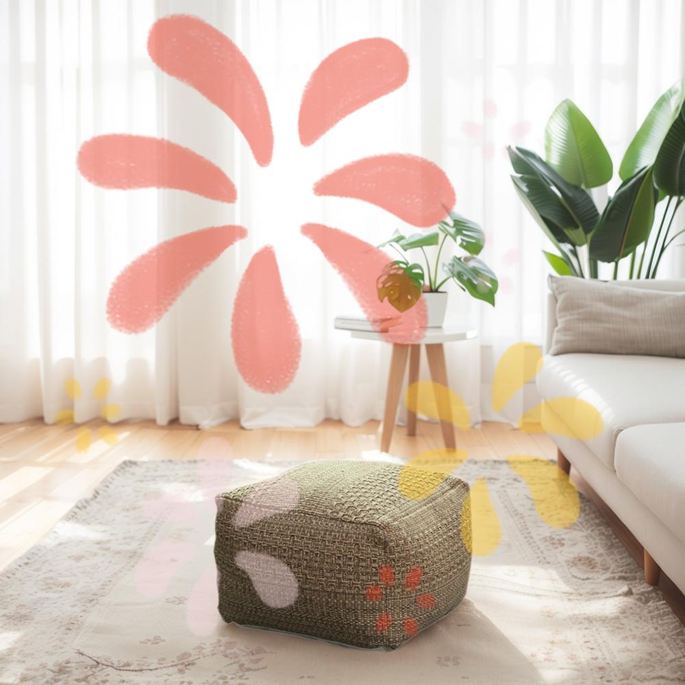 Квадратный пуф в скандинавском стиле квадратная напольная подушка многофункциональная подушка для татами для гостиной спальни China Mainland 26670₽