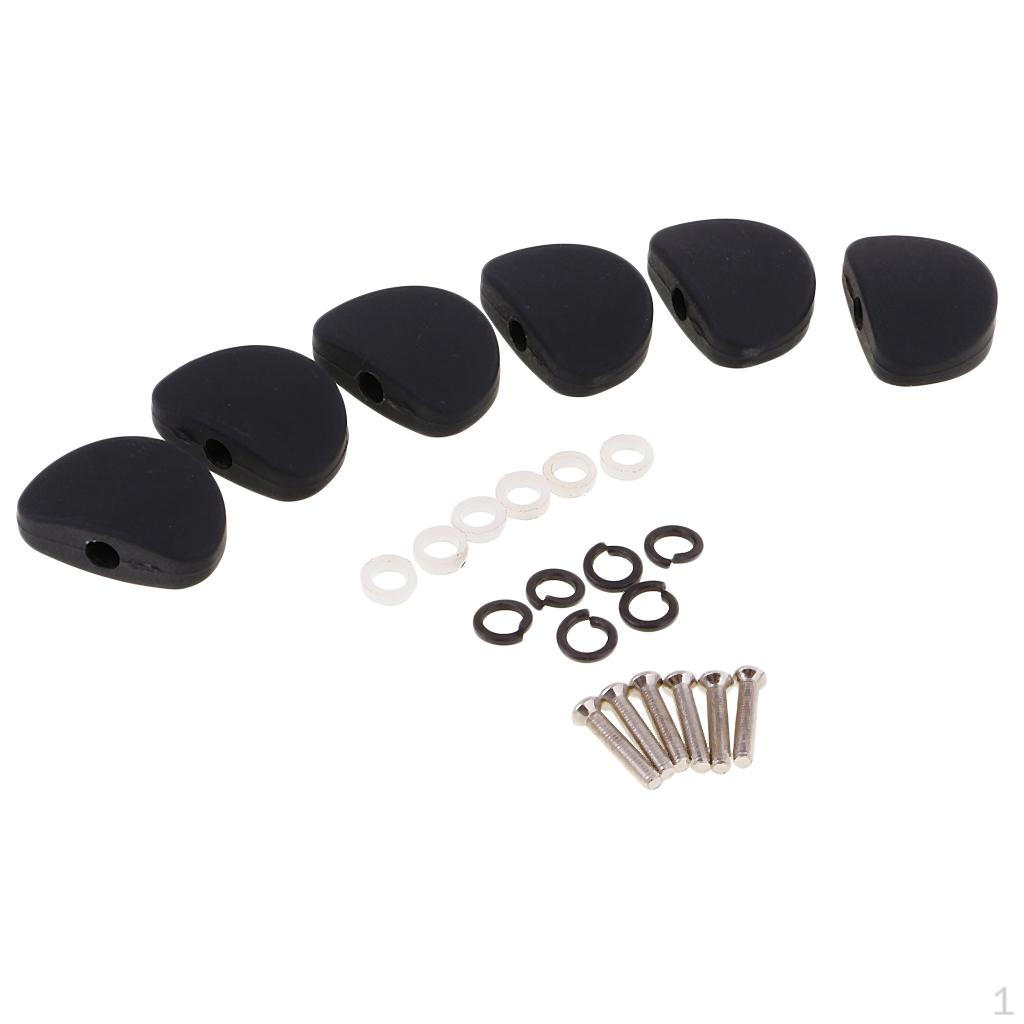 guitar Instruments tuning Pegs Heads Replacement Buttons Knobs Handle