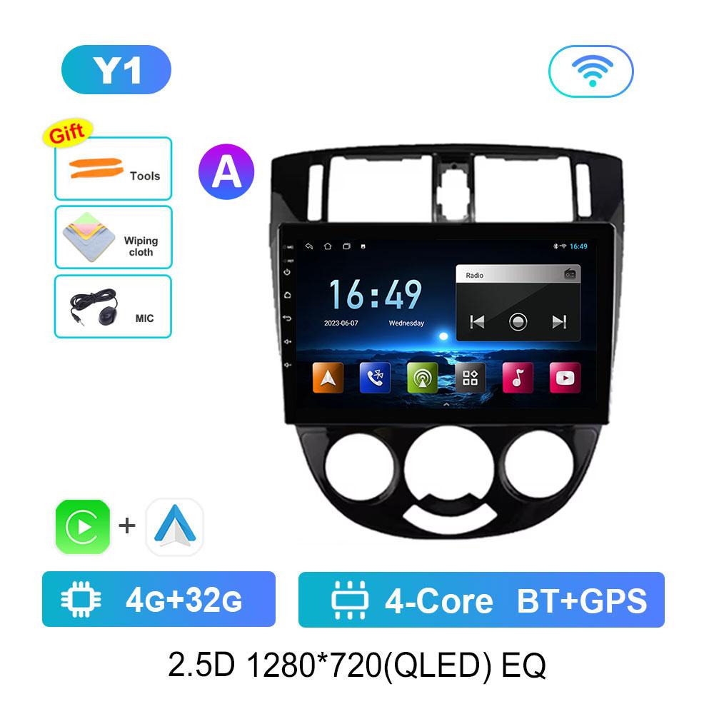 For Chevrolet Lacetti J200 Excelle HRV 2004 - 2013 Android 14 Car Video Multimedia Player WiFi GPS Navi 2.5D Screen DSP Stereo