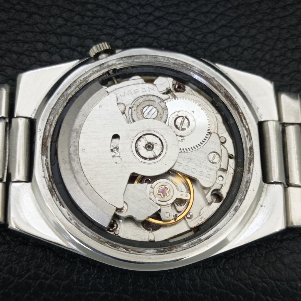 GENUINE VINTAGE SEIKO 5 AUTOMATIC 7009A JAPAN MENS ORIGINAL DIAL WATCH a709185-1