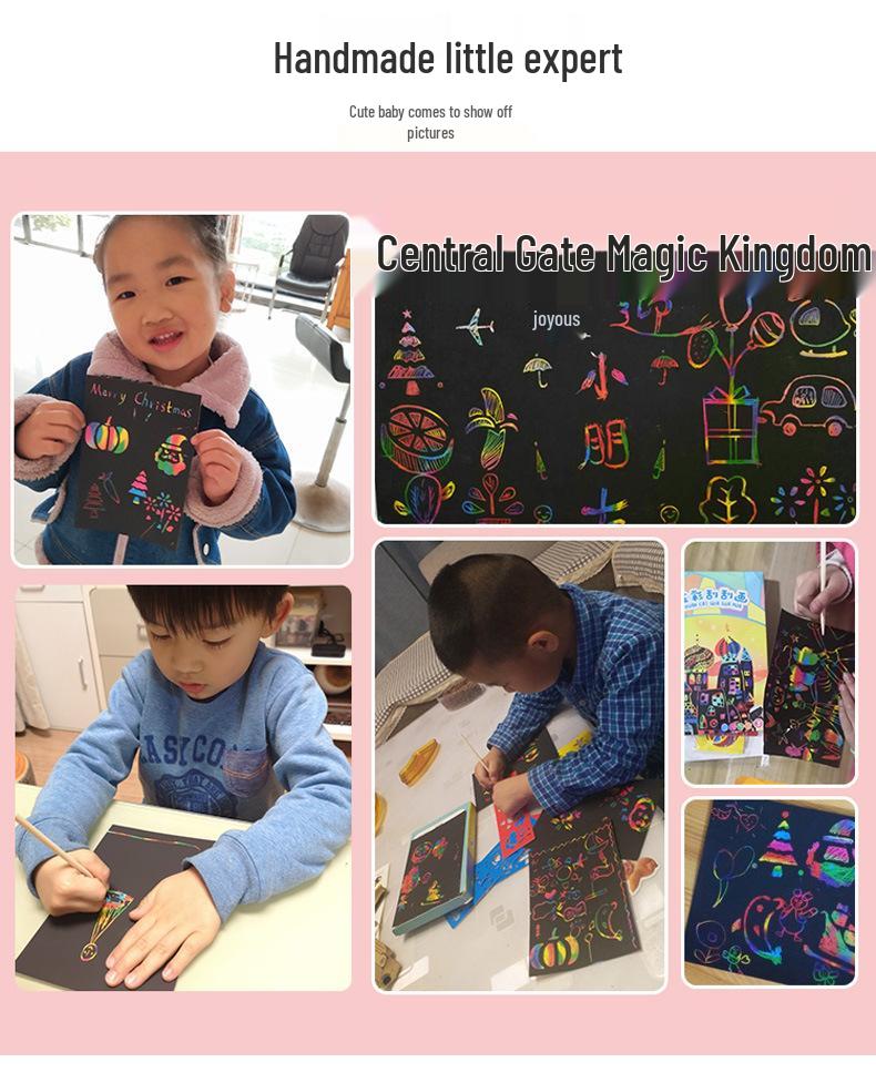 Kindergarten Art Supplies: Handmade Projects for Middle and Big Class Decorations.