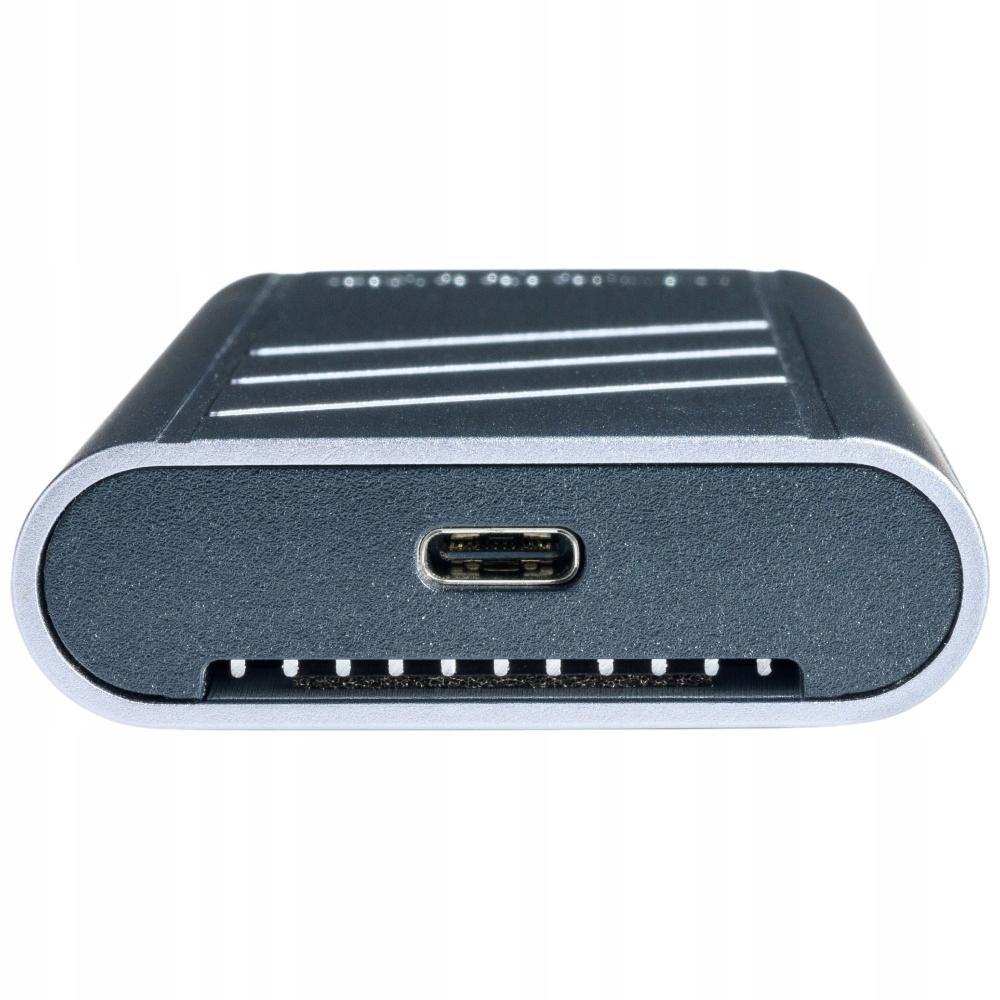 Dysk SSD zewnętrzny Verbatim TurboMetal 2TB USB4 Type-C szary