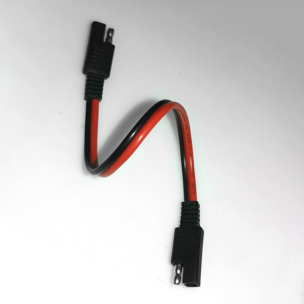 2 Pin SAE To SAE Quick Connector Battery Plug Wire 14AWG SAE To SAE Power Extension Cable 30cm Battery Quick Disconnect Wire