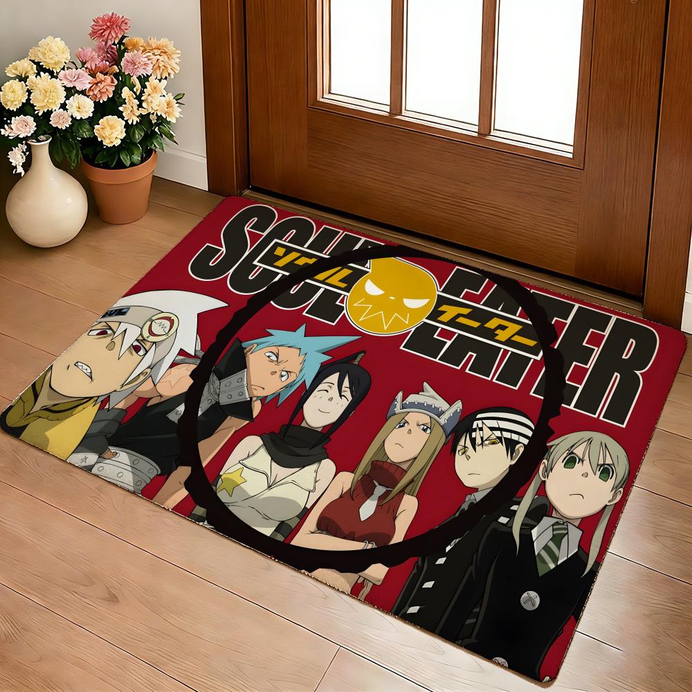 Pretty Merry Christmas Festival Floor Mat Cozy Flannel Soft Thick Non-Slip Mat For Living Room Bedroom Kitchen Decor Rugs