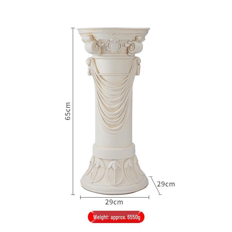 Europäischer Römischer Säulen Blumentopf: Retro Garten Hochzeitsdekoration Ornament