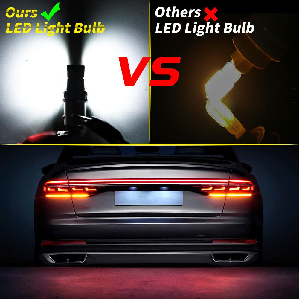 2Pcs 26SMD Car 1156 BA15S P21W BAU15S PY21W 1157 BAY15D P21/5W 7440 7443 Auto Canbus LED Bulbs Turn Signal Light Reverse Lamp