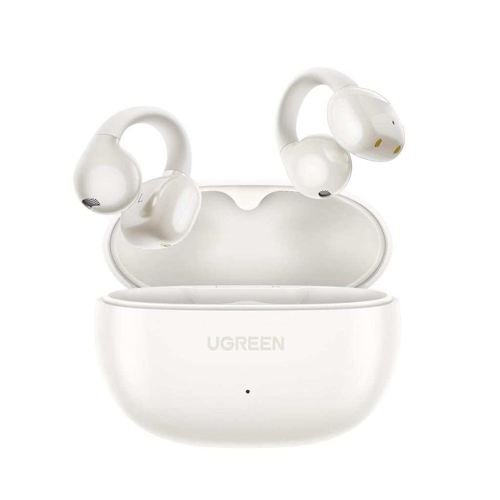 UGREEN Wireless Bluetooth Ear Cuffs with and AI Noise Cancellation for Fully IPX5 Up To 30 Hours of Earbuds 5.4 Hi-Fi Sound, ENC, Calls. [Open-Ear,