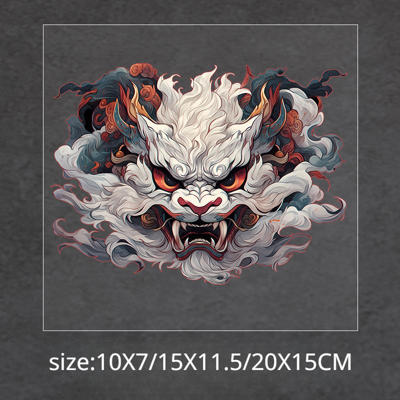 Dragon Totem Country Tide Car Decals Window Bumper Windshield Scratch Covering Decor Motorcycle Front Cowl Fuel Tank Decals