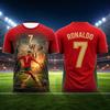 Fashion Men Soccer Jersey Ronaldo Design Breathable Quick Dry Football Top For Training Match Watching And Street Style Outfit