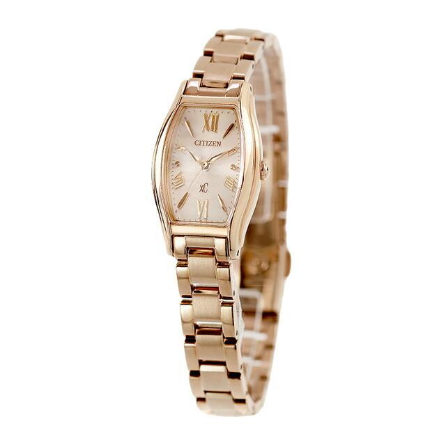 Citizen XC Solar Eco-Drive Women's Watch, Powered, Analog, Beige/Pink Gold, EW5546-56X