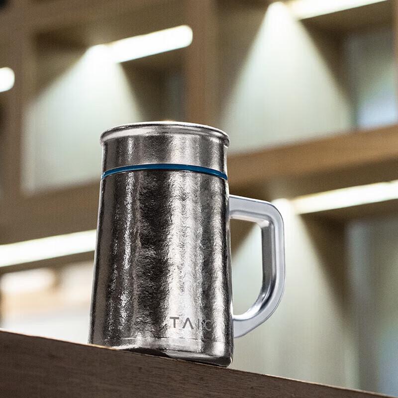 TAIC Titanium Insulated Mug with Handle and Filter