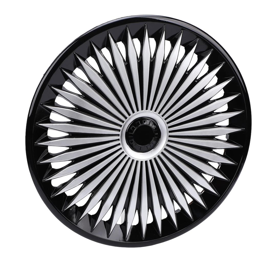 Set 4 Pezzi Copricerchi Auto 16 Pollici Eleganti Clip-On ABS R16 Sostituzione per la Maggior Parte di Auto Camion SUV
