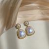 French Mermaid Ji Love Pearl Earrings High Sense Niche Light Luxury Temperament Sweet Earrings Versatile Exquisite Earrings