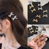 Silver Bow Hair Clip: Side Bangs, Cute & Chic Hairpin for Women